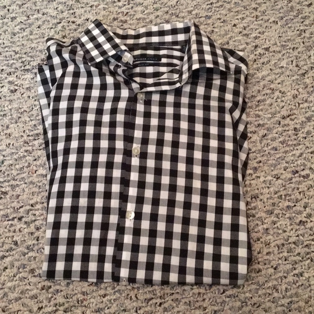 VamHeusen men’s slim fit dress shirt